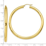 画像をギャラリービューアに読み込む, 10K Yellow Gold Classic Round Hoop Earrings 56mmx4mm