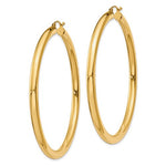 Load image into Gallery viewer, 10K Yellow Gold Classic Round Hoop Earrings 62mmx4mm