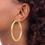 Lade das Bild in den Galerie-Viewer, 10k Yellow Gold 60mm x 5mm Classic Round Hoop Earrings