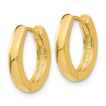 Load image into Gallery viewer, 10K Yellow Gold Hinged Hoop Earrings 13.5 mm X 1.75 mm