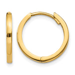 Load image into Gallery viewer, 10K Yellow Gold Hinged Hoop Earrings