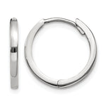 將圖片載入圖庫檢視器 10K White Gold Hinged Earrings