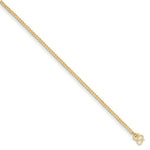 Load image into Gallery viewer, 24k Yellow Gold 4mm Curb Bracelet Chain