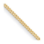 Load image into Gallery viewer, 24k Yellow Gold 4mm Curb Bracelet Chain