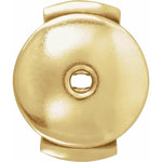 Lataa kuva Galleria-katseluun, Platinum 18k 14k Yellow White Gold Guardian Safety Earring Comfort Trigger Back