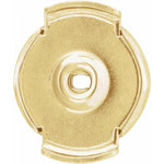 Lataa kuva Galleria-katseluun, Platinum 18k 14k Yellow White Gold Guardian Safety Earring Comfort Trigger Back