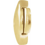 Lataa kuva Galleria-katseluun, Platinum 18k 14k Yellow White Gold Guardian Safety Earring Comfort Trigger Back