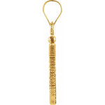 Afbeelding in Gallery-weergave laden, 14K Yellow Gold Coin Holds 16.5mm Coins 1/10 oz American Eagle 1/10 South African Krugerrand Diamond Cut Coin Bezel Screw Top Pendant Charm