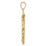 Load image into Gallery viewer, 14K Yellow Gold Diamond Cut Rope Edge 1/4 oz American Eagle Panda 2 Rand US $5 Jamestown Coin Bezel Holder Pendant Charm Screw Top Fits 22 mm Coins