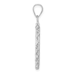 Load image into Gallery viewer, 14K White Gold Rope Edge US $2.50 Dollar Liberty Indian Barber Dime Mercury Dime Coin Bezel Holder Pendant Charm Screw Top Fits 17.8 mm Coins
