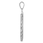 Load image into Gallery viewer, 14K White Gold Rope Edge US $5 Dollar Liberty Indian Statue of Liberty Bald Eagle Congressional Coin Bezel Holder Pendant Charm Screw Top Fits 21.6 mm Coins