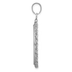Load image into Gallery viewer, 14K White Gold Rope Edge 1/2 oz American Eagle Panda US $10 Dollar Liberty Indian Coin Bezel Holder Pendant Charm Screw Top Fits 27 mm Coins