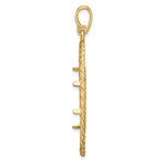 Load image into Gallery viewer, 14K Yellow Gold Greek Key Rope Diamond Cut US $2.50 Dollar Liberty Indian Barber Dime Mercury Dime Coin Bezel Holder Pendant Charm Prong Fits 17.8 mm Coins