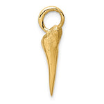 Load image into Gallery viewer, 14k Yellow Gold Shark Tooth Pendant Charm
