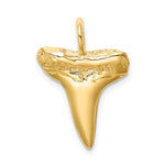 Load image into Gallery viewer, 14k Yellow Gold Shark Tooth Pendant Charm