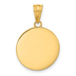 Load image into Gallery viewer, 14k Yellow Gold Rhodium Enamel Celestial Sun Moon Stars Cosmos Cosmic Pendant Charm