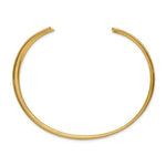 Carica l'immagine nel visualizzatore di Gallery, 14k Yellow Gold 19.5mm Hammered Contemporary Cuff Bangle Bracelet