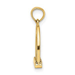 画像をギャラリービューアに読み込む, 14k Yellow Gold Horse Stirrup 3D Small Pendant Charm