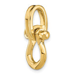 Indlæs billede til gallerivisning 14k Yellow Gold Nautical Shackle Link with Pulley 3D Pendant Charm