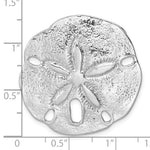 Cargar imagen en el visor de la galería, Sterling Silver Sand Dollar Starfish Chain Slide Pendant Charm