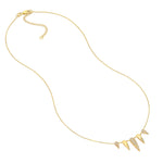 Load image into Gallery viewer, 14K Yellow Gold Diamond Bear Claw Drop Dangle Adjustable Necklace