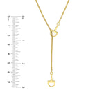 Load image into Gallery viewer, 14K Yellow Gold Horse Bit Lariat Y Necklace