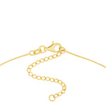 Load image into Gallery viewer, 14K Yellow Gold Puff Mama Necklace Adjustable 16 to 18 inches