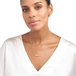 Load image into Gallery viewer, 14K Yellow Gold Puff Mama Necklace Adjustable 16 to 18 inches