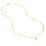 Lade das Bild in den Galerie-Viewer, 14K Yellow Gold Mini Shell Seashell Paper Clip Chain Necklace