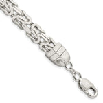 Load image into Gallery viewer, Sterling Silver 8.25mm Byzantine Bracelet Anklet Choker Necklace Pendant Chain