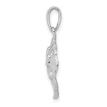 Charger l'image dans la galerie, Sterling Silver Sand Dollar Starfish Sea Inspired Pendant Charm