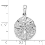 Charger l'image dans la galerie, Sterling Silver Sand Dollar Starfish Sea Inspired Pendant Charm