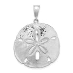 將圖片載入圖庫檢視器 Sterling Silver Sand Dollar Starfish Sea Inspired Large Pendant Charm