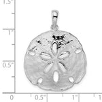 Carica l'immagine nel visualizzatore di Gallery, Sterling Silver Sand Dollar Starfish Sea Inspired Pendant Charm