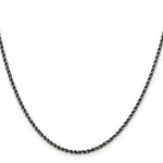 Ladda upp bild till gallerivisning, Sterling Silver 2.3mm Rope Bracelet Anklet Pendant Charm Necklace Chain Antique Style