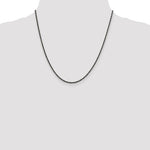 Ladda upp bild till gallerivisning, Sterling Silver 2.3mm Rope Bracelet Anklet Pendant Charm Necklace Chain Antique Style