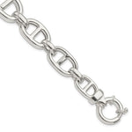 Ladda upp bild till gallerivisning, Sterling Silver Anchor Link Fancy Chunky Big Bold Statement Bracelet