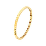 將圖片載入圖庫檢視器 14k yellow gold fluted greek key hinged bangle bracelet