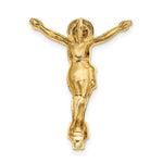 Indlæs billede til gallerivisning 14k Yellow Gold Risen Jesus Christ Chain Slide Pendant Charm