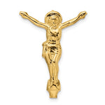 Indlæs billede til gallerivisning 14k Yellow Gold Risen Jesus Christ Chain Slide Pendant Charm