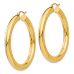 Load image into Gallery viewer, 14K Yellow Gold 45mm x 5mm Classic Round Hoop Earrings