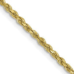 Load image into Gallery viewer, 10k Yellow Gold 1.75mm Diamond Cut Rope Bracelet Anklet Choker Necklace Pendant Chain