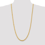 Indlæs billede til gallerivisning 14k Yellow Gold 6mm Rope Bracelet Anklet Choker Necklace Pendant Chain