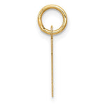 Załaduj obraz do przeglądarki galerii, 14K Yellow Gold Uppercase Initial Letter H Block Alphabet Pendant Charm