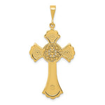 Carica l'immagine nel visualizzatore di Gallery, 14k Yellow Gold Celtic Cross Pendant Charm