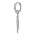 Lataa kuva Galleria-katseluun, 14k White Gold Jerusalem Cross Small Pendant Charm