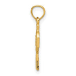 將圖片載入圖庫檢視器 10k Yellow Gold Celtic Cross Eternity Circle Pendant Charm