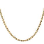 將圖片載入圖庫檢視器 10k Yellow Gold 3mm Anchor Bracelet Anklet Choker Necklace Pendant Chain