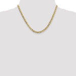 Lade das Bild in den Galerie-Viewer, 10k Yellow Gold 4.5mm Anchor Bracelet Anklet Choker Necklace Pendant Chain