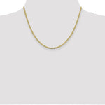 將圖片載入圖庫檢視器 10k Yellow Gold 2.4mm Anchor Bracelet Anklet Choker Necklace Pendant Chain